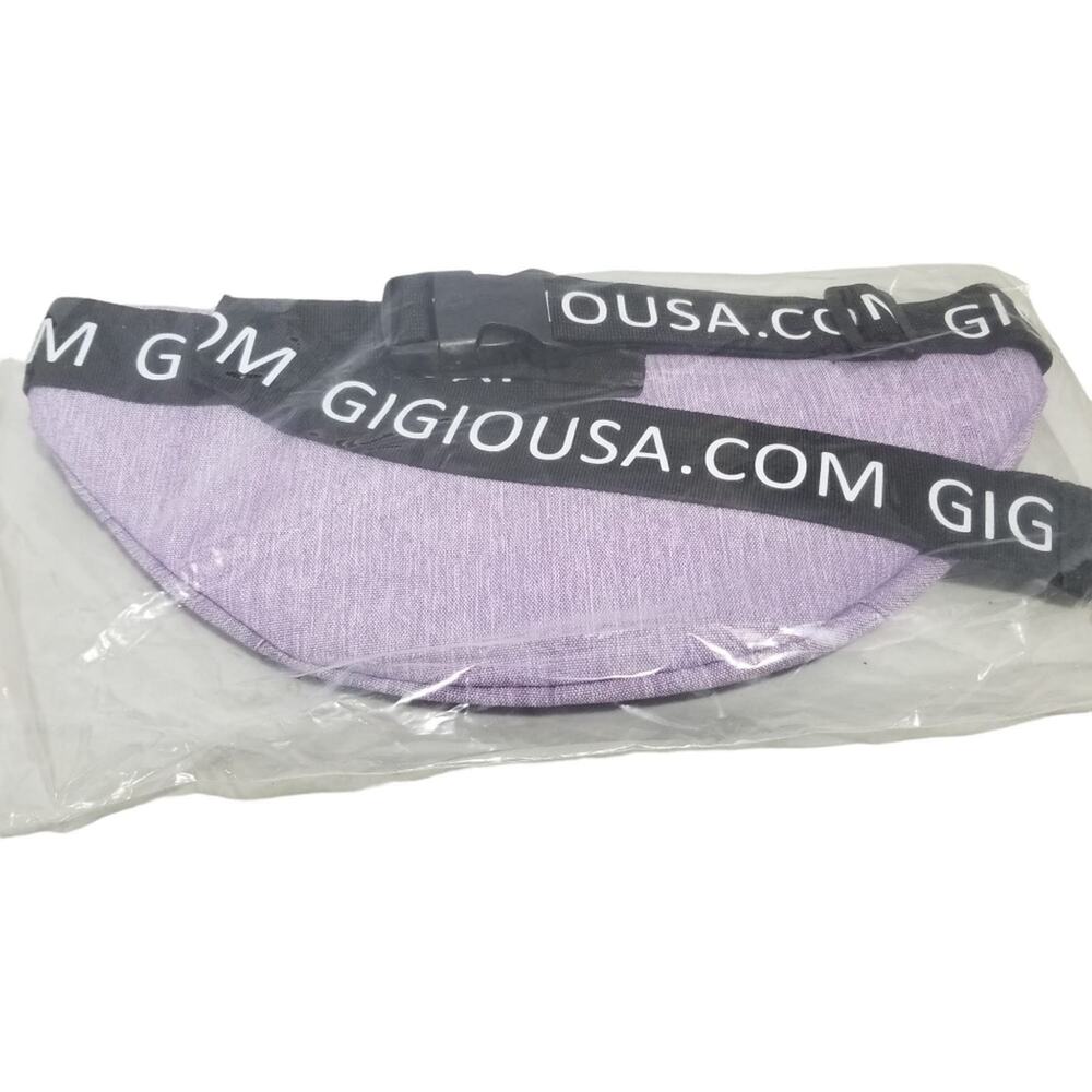 NEW Gigio Belt Bag Purple Fanny Pack - Picture 2 of 3